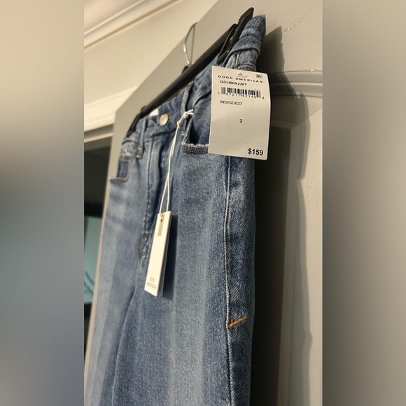 Good American Good Classic Bootcut Jeans - Style GCLBDV220T -Size 2/26 NWT - Picture 6 of 6